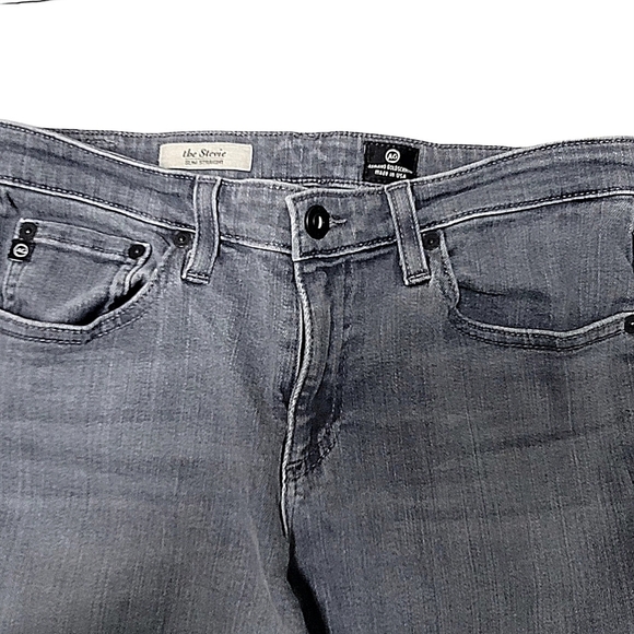 AG Adriano Goldshmied The Stevie Slim Straight Jeans Gray sz 29R - Picture 3 of 10